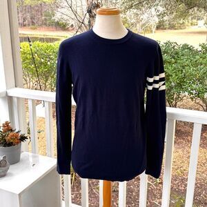 Loft 604 Navy Crew Neck Sweater. Medium.